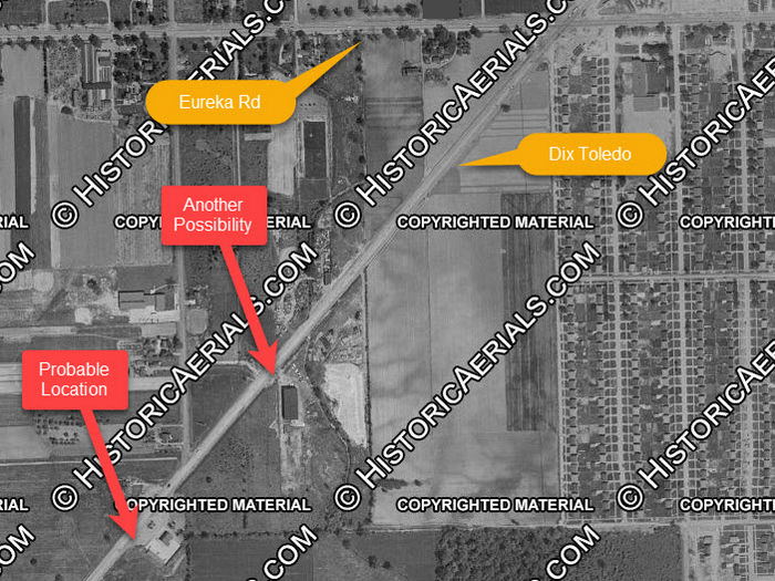 Idle Inn Bar & Motel - 1957 Aerial